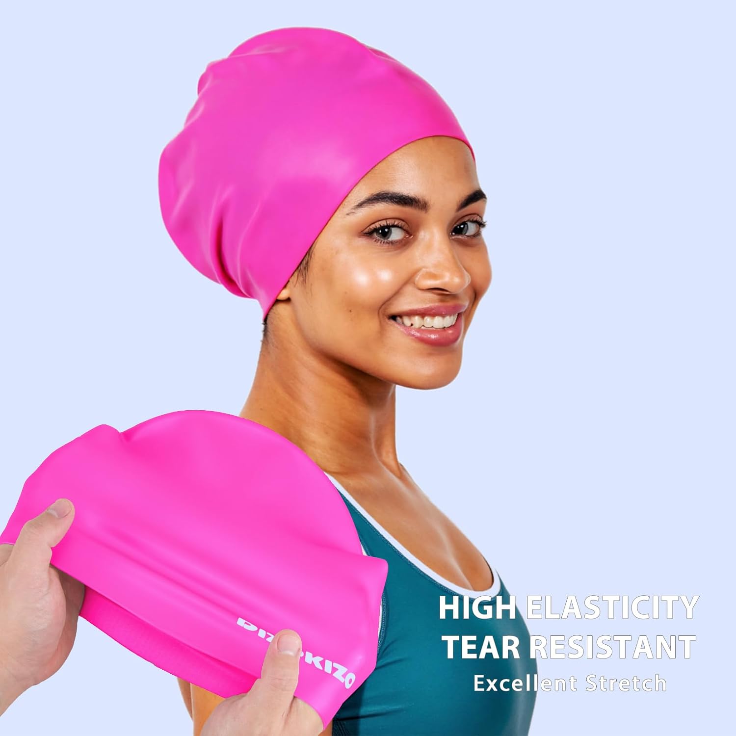 Detalle de Dizokizo Silicone Swim Cap