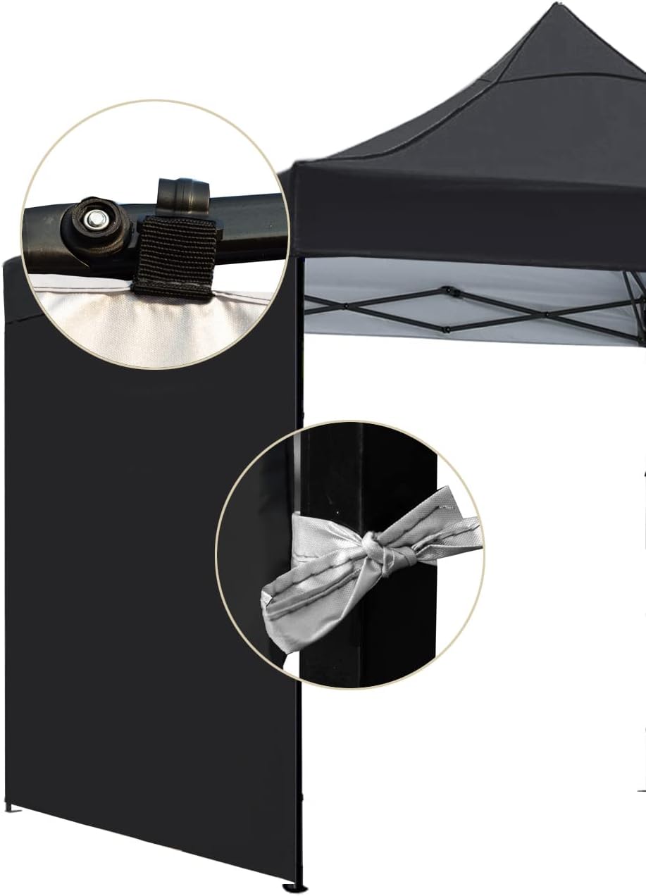 Thumbnail 2 de Gazebo Side Panel for 3x3m Straight Leg Gazebos – Black, 1 Pack