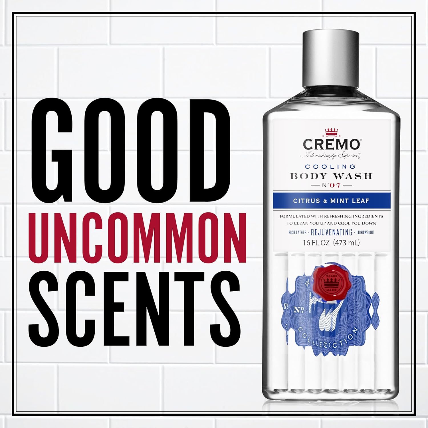 Detalle 2 de Cremo Astonishingly Superior Bagno Doccia Corpo Rinfrescante – gel doccia da 473 ml con profumazioni agrumi e menta