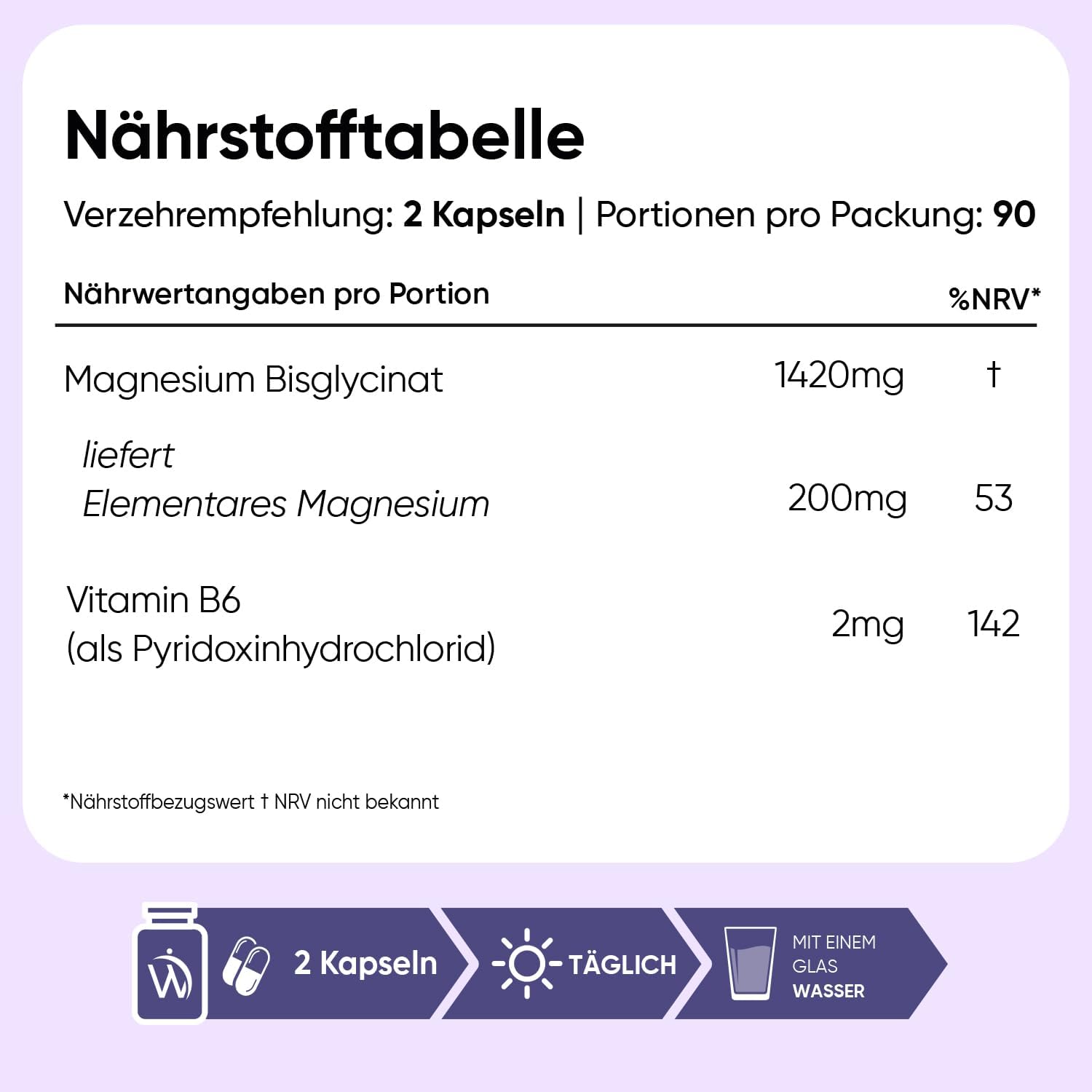 Thumbnail 2 de WeightWorld Magnesiumbisglycinat 180 Kapseln 💊
