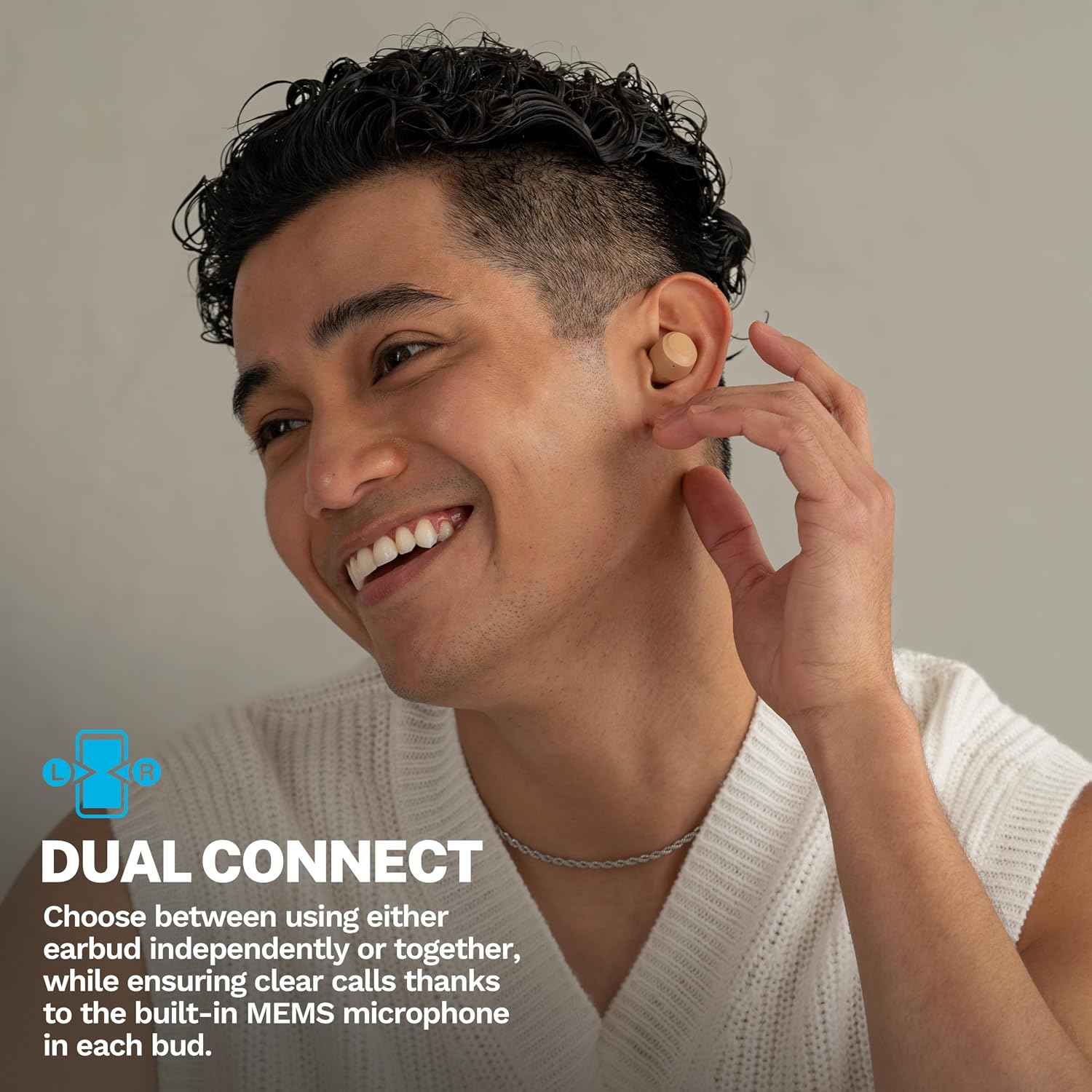 Detalle 2 de JLab Go Air Pop+ Auriculares Bluetooth con 35+ horas de batería