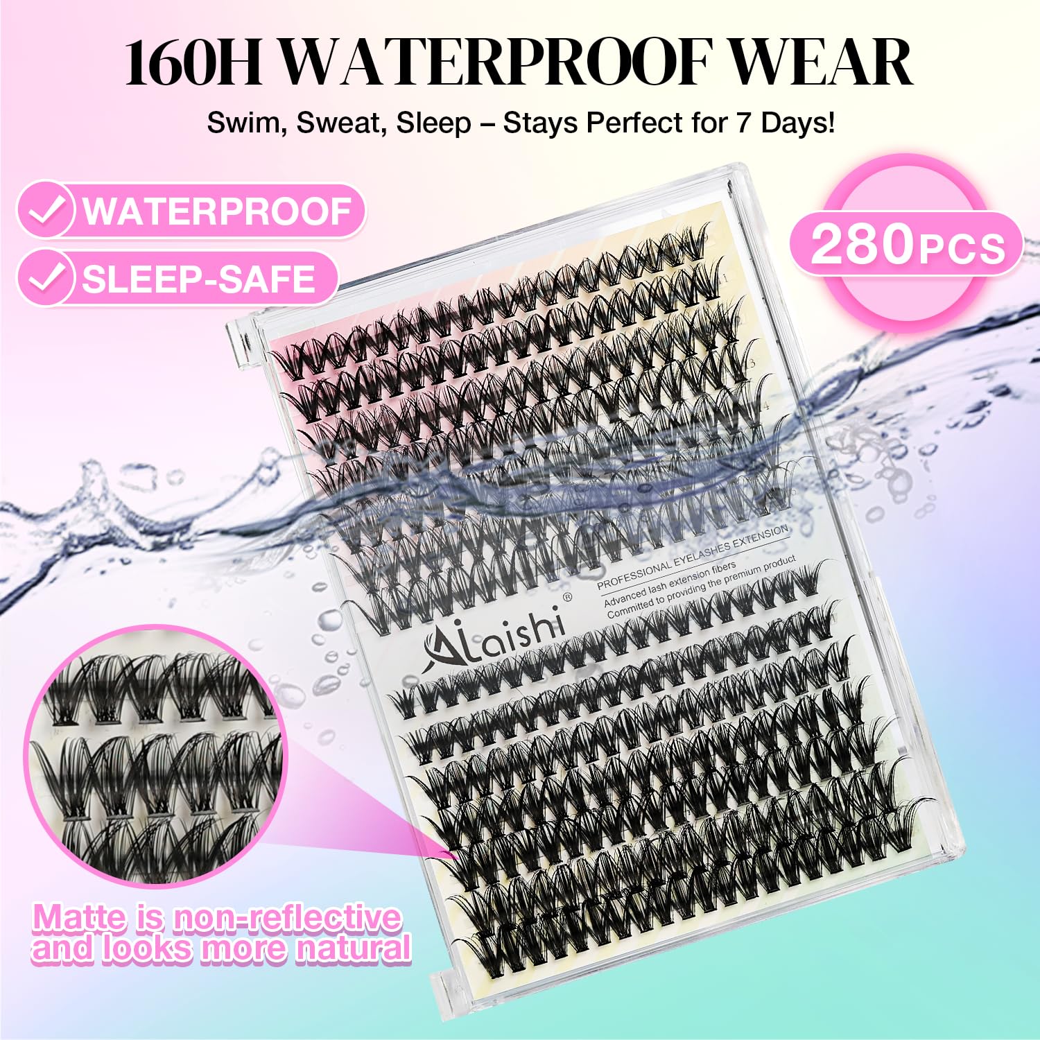 Thumbnail 2 de Lash Clusters Kit DIY 9-16mm Fluffy D-Curl
