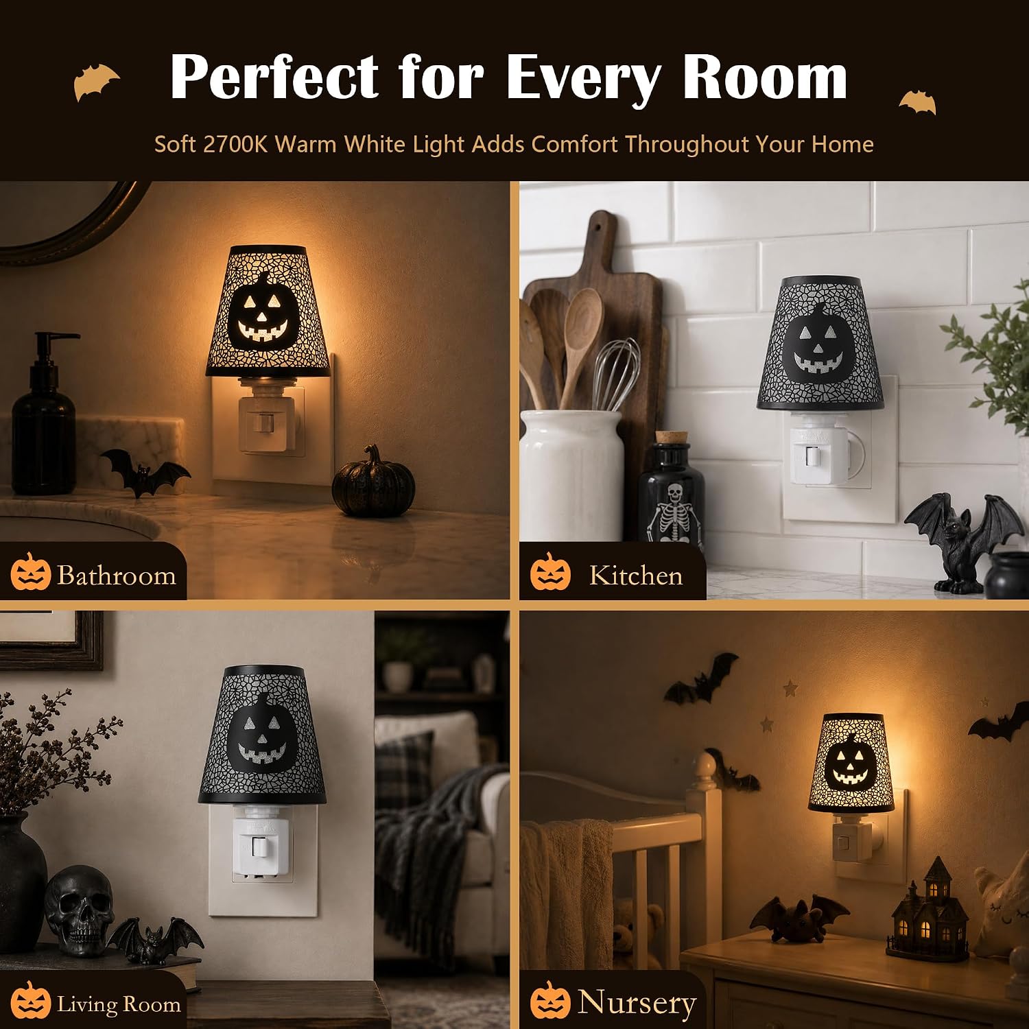 Thumbnail 6 de Niqelva Plug-In Night Light with Removable Metal Shade