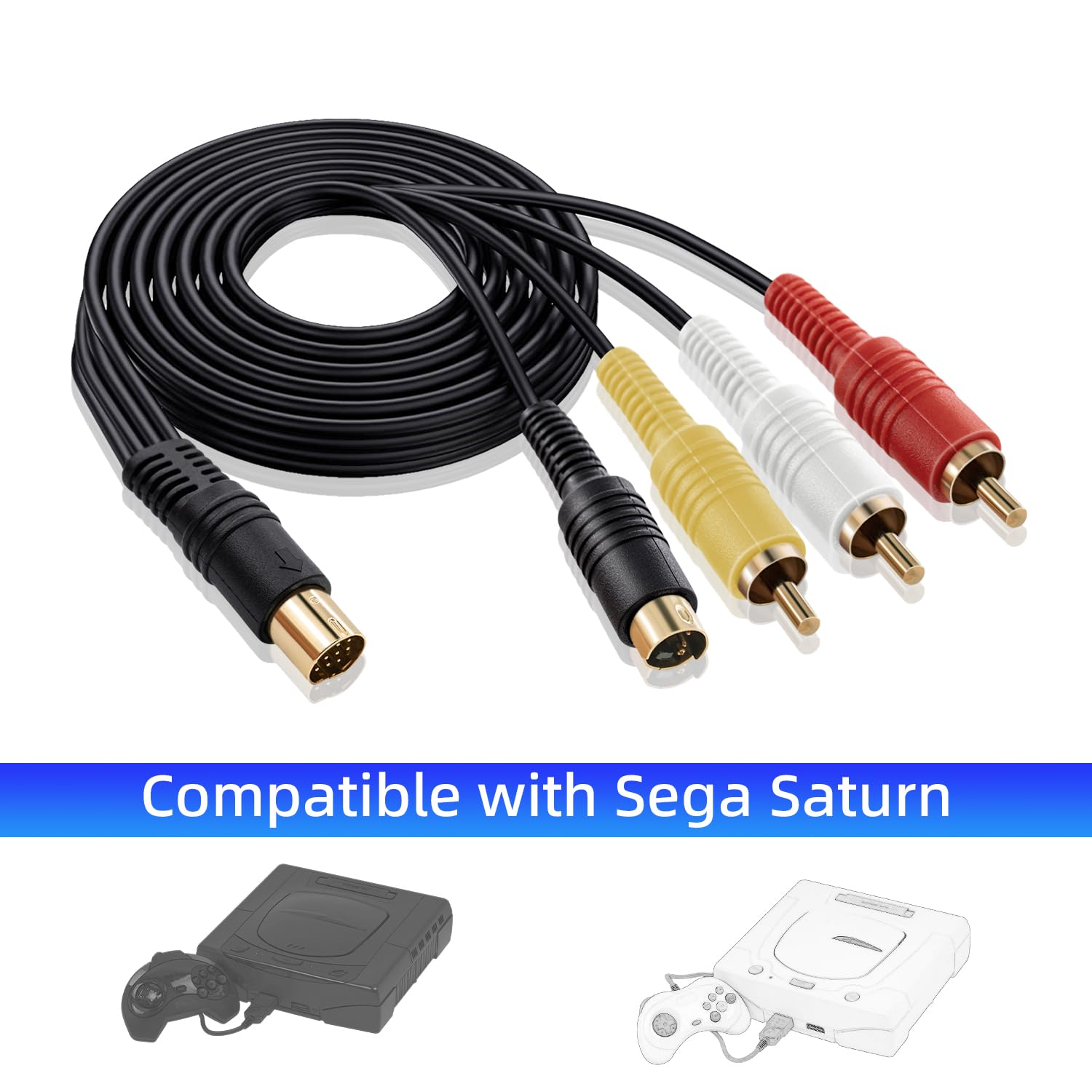 Thumbnail 1 de Mcbazel Câble adaptateur Sega Saturn 180 cm