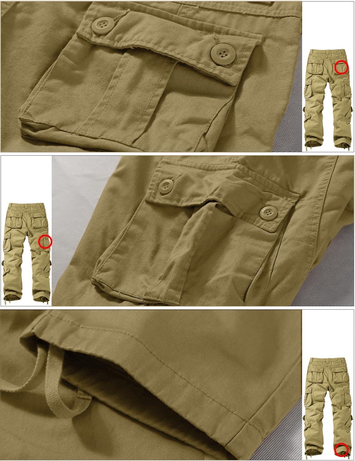 Thumbnail 6 de Match Men's Wild Cargo Pants — Practical, Regular-Fit Cargo Trousers for Everyday Use