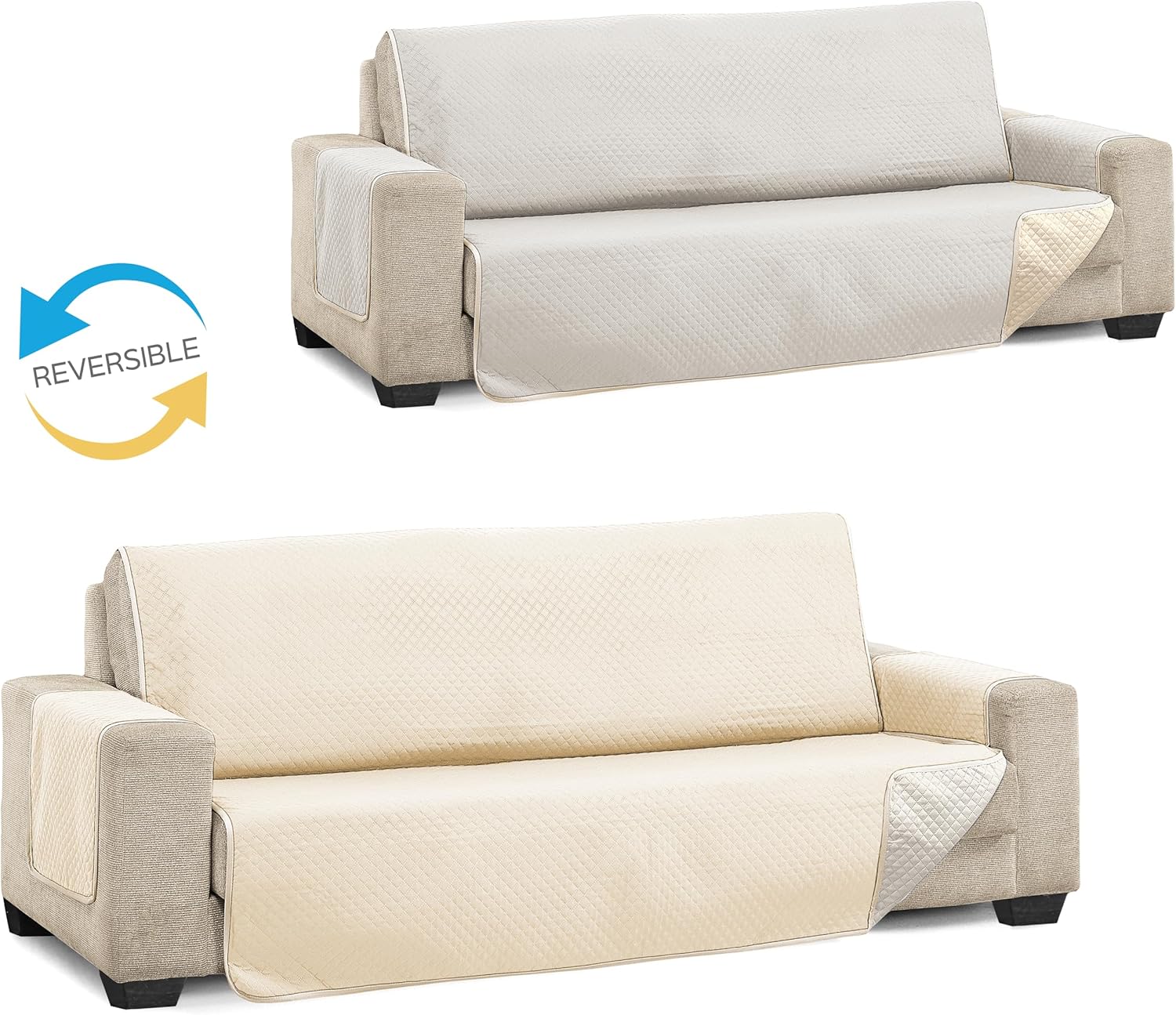 Thumbnail 3 de Martina Home Diamond Funda Sofá Acolchada Reversible 3 Plazas 🛋