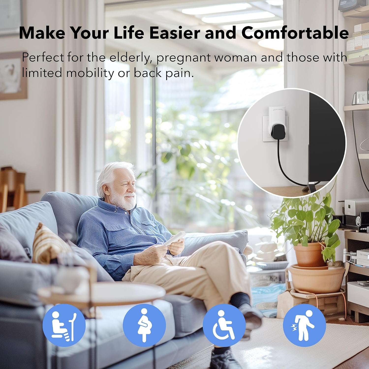 Thumbnail 4 de HBN Remote Control Plug Socket (13A/3120W) – 5 Pack with 2 Remotes: A practical UK review