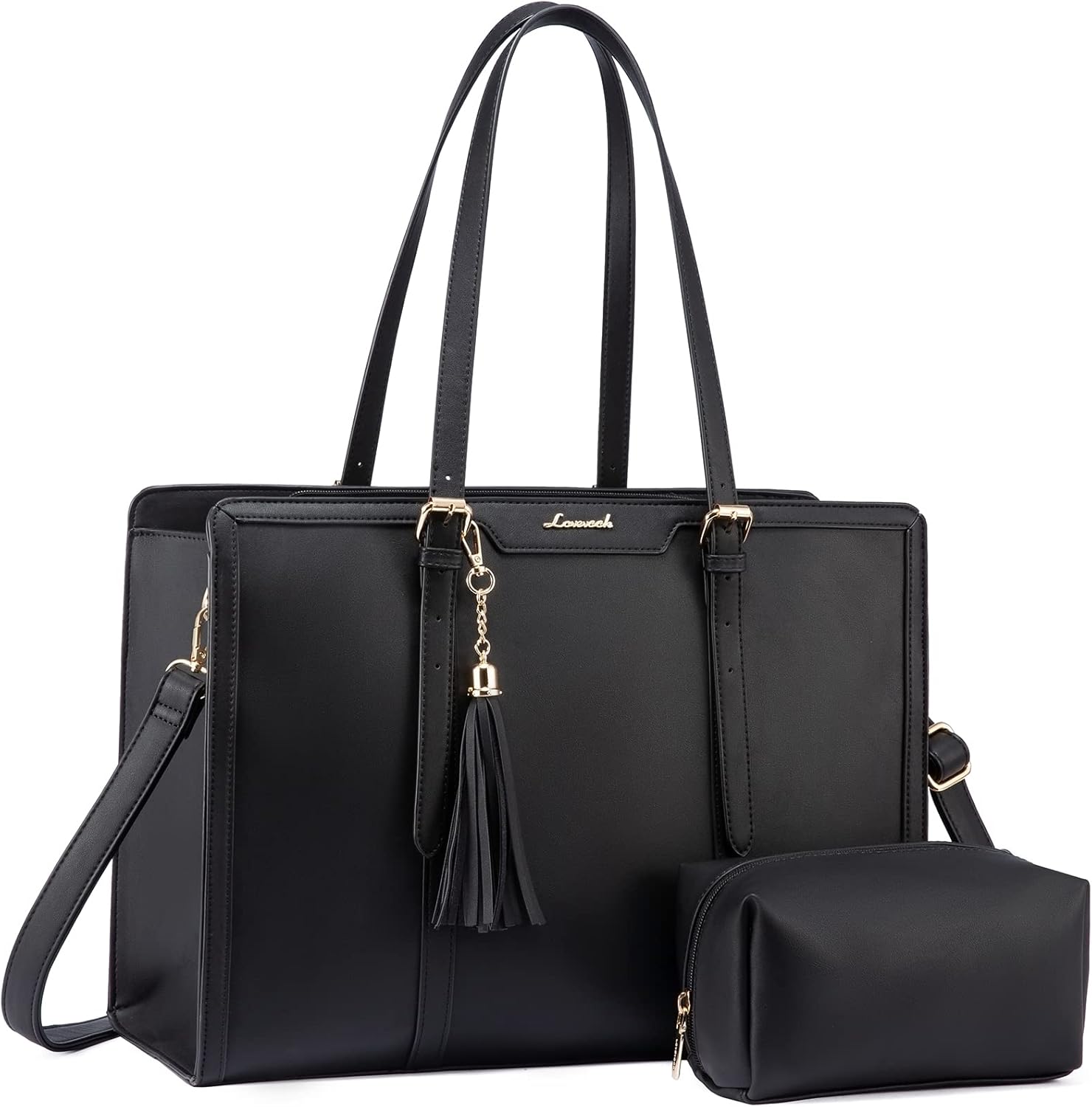 Detalle de LOVEVOOK Laptoptasche 17 Zoll Elegante Schultertasche