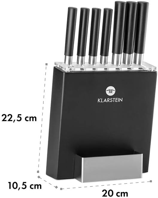 Thumbnail 8 de Klarstein Kitano set cuchillos 8 piezas magnético negro 🔪