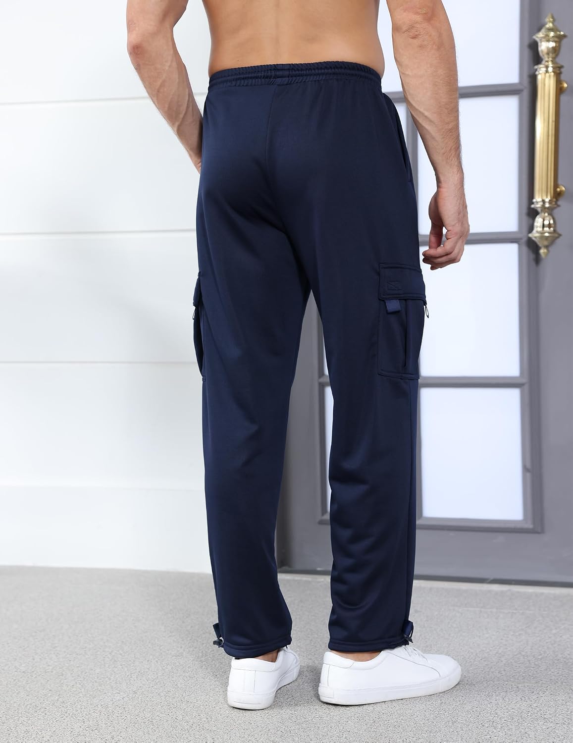 Thumbnail 3 de Mens Cargo Joggers Lightweight elasticated waist sweatpants
