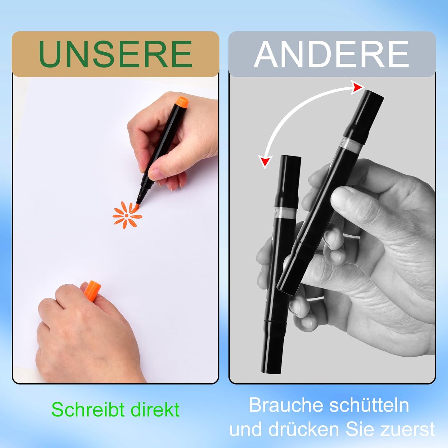 Thumbnail 1 de LivDeal 24 Kreidemarker für Glas 🎨