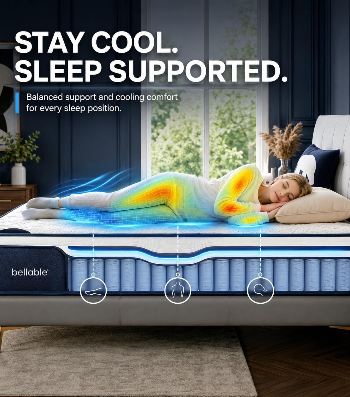 Detalle de Full XL Mattress 12-Inch