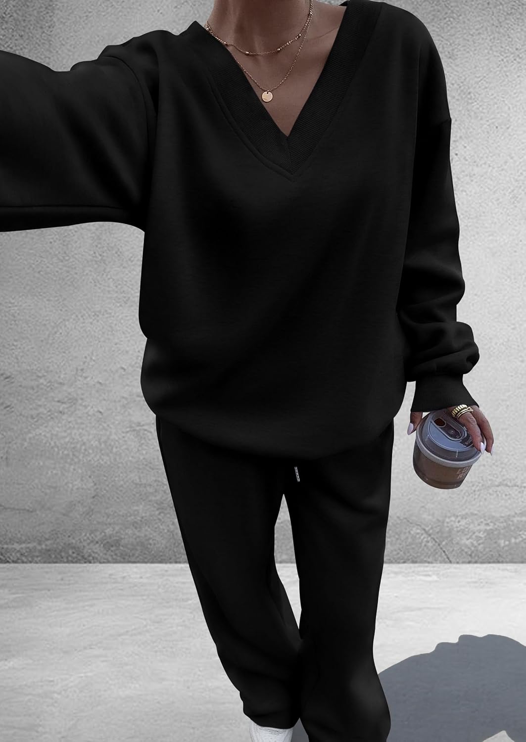 Detalle 2 de PRETTYGARDEN 2‑Piece Winter Tracksuit S