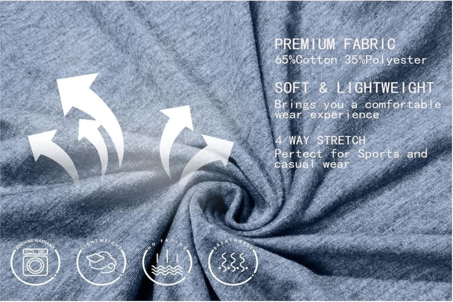 Detalle 2 de LAOARA heren-T-shirt met lange mouwen, Henley en rolkraag, M-2XL