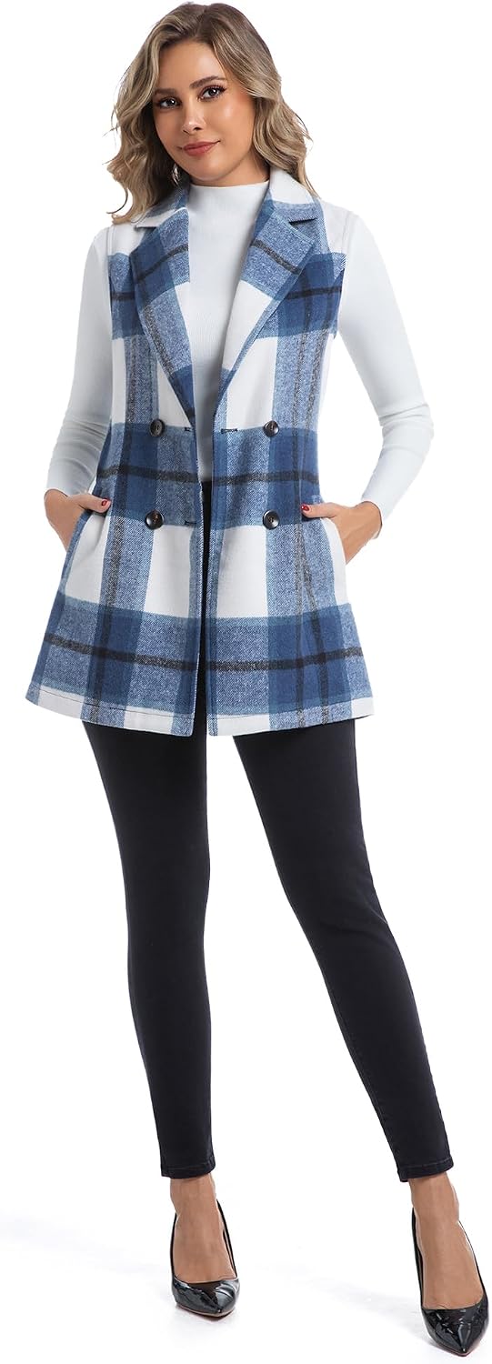 Detalle 1 de IDEALSANXUN Women's Tweed Vest