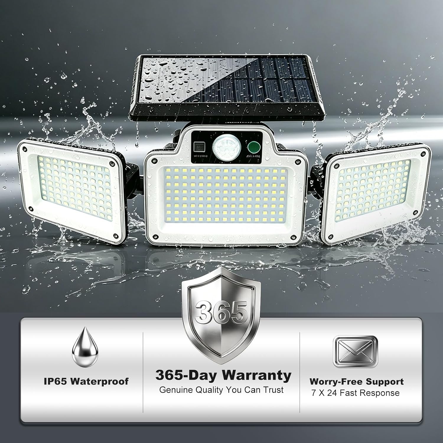 Detalle 1 de 280 LED Solar Flood Lights