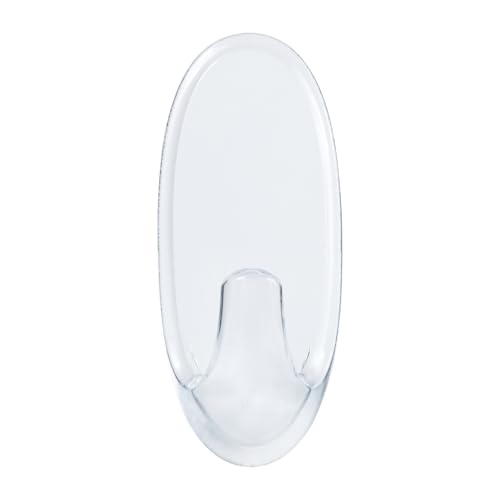 Thumbnail 13 de Command Medium Hooks, Clear: 7 Hooks and 10 Adhesive Strips for Damage-Free Organisation