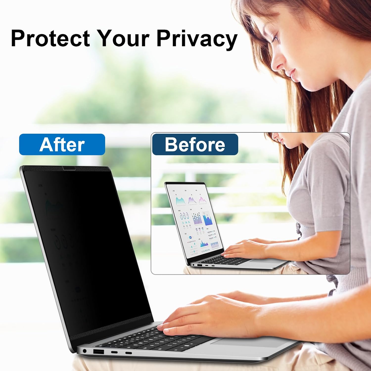Thumbnail 6 de STARY Magnetic Privacy Screen 15 inch