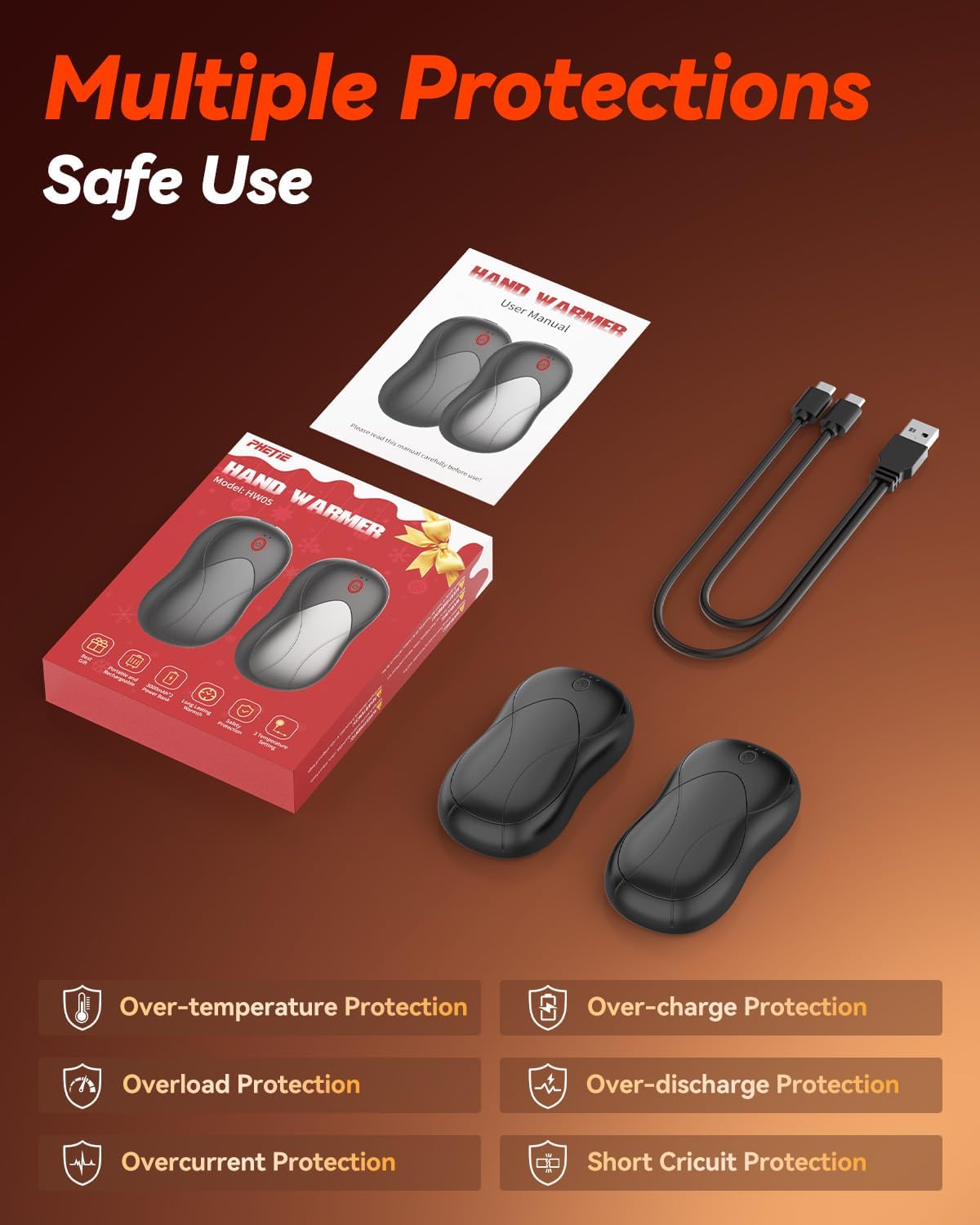 Thumbnail 6 de PHEJIE Calentador de Manos 6000mAh 🔥📦📱