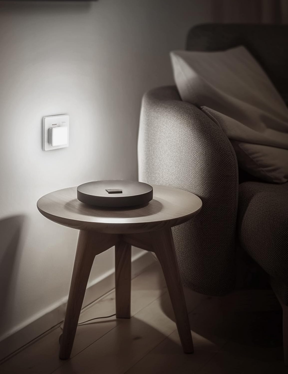 Thumbnail 4 de LOHAS-LED Night Light 2 Pack: Plug-in Wall Night Lights with Dusk to Dawn Sensor, 6000K Cool White