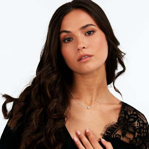 Detalle 2 de Morellato Collana Donna in Argento 925‰, Zirconi, Collezione Tesori, Punto luce – SAIW156