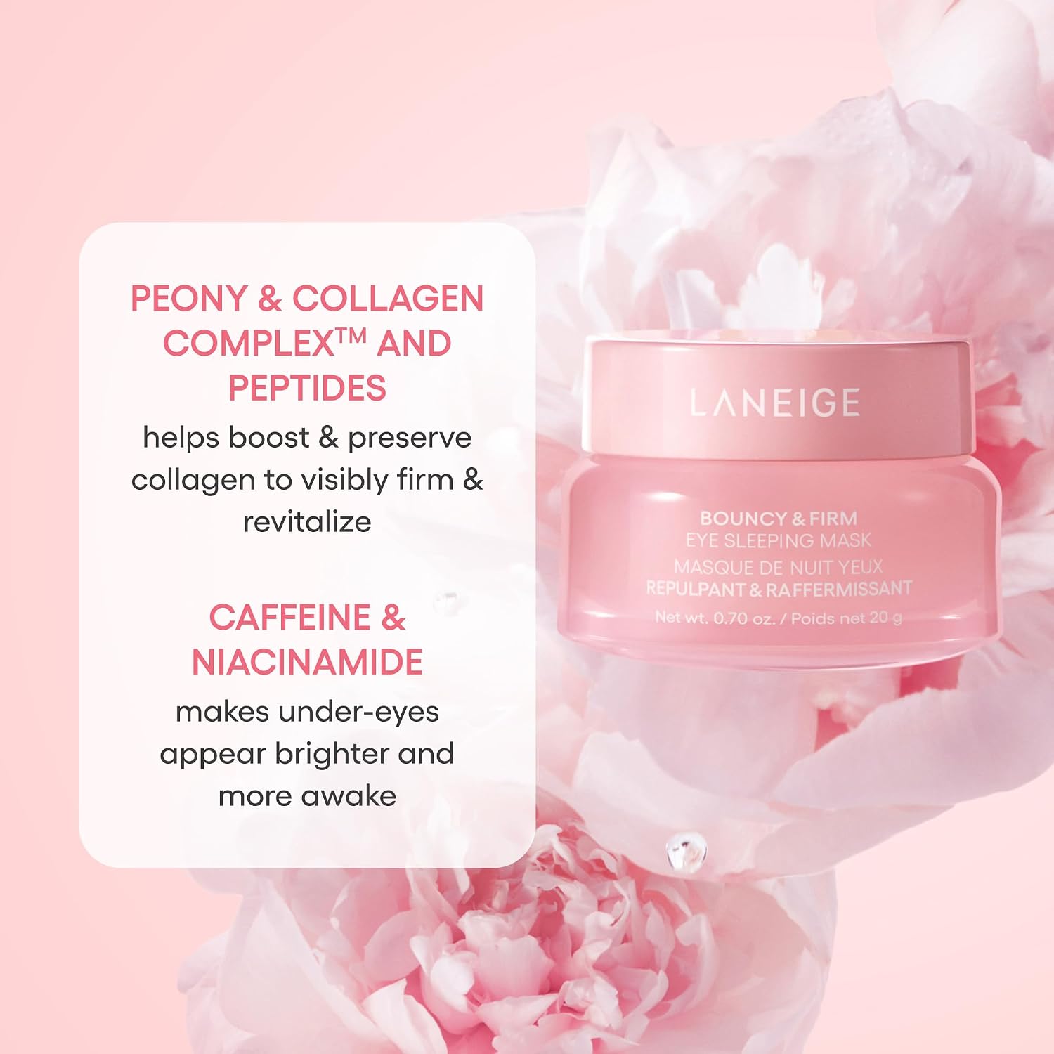 Thumbnail 4 de LANEIGE Bouncy & Firm Eye Sleeping Mask