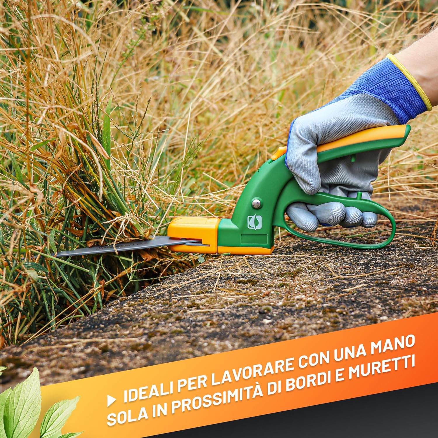 Thumbnail 6 de GRÜNTEK Cesoie da prato 38 cm – Forbici rotanti 360° con lame SK5 e impugnatura ergonomica