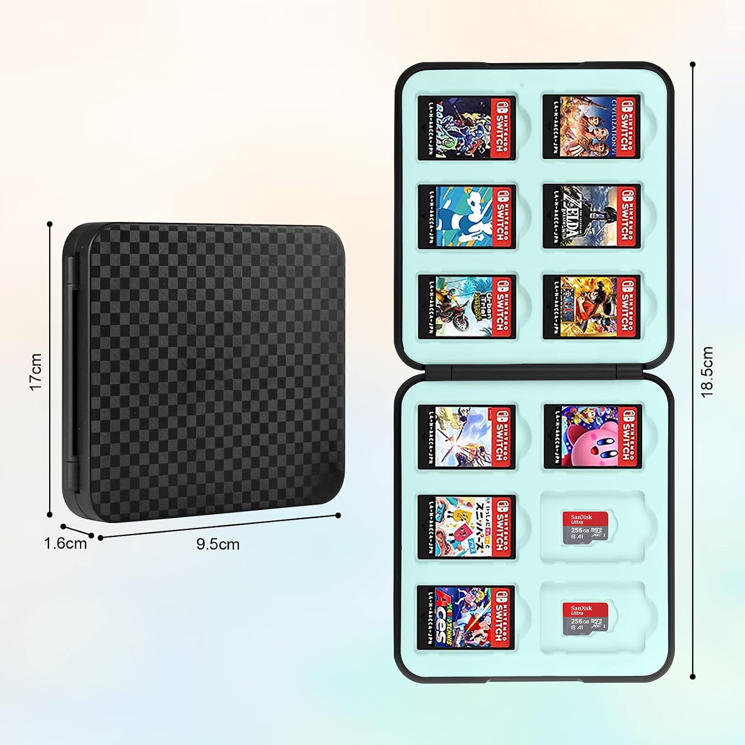 Thumbnail 1 de Vicloon Aufbewahrungsbox 12 Karten für Switch
