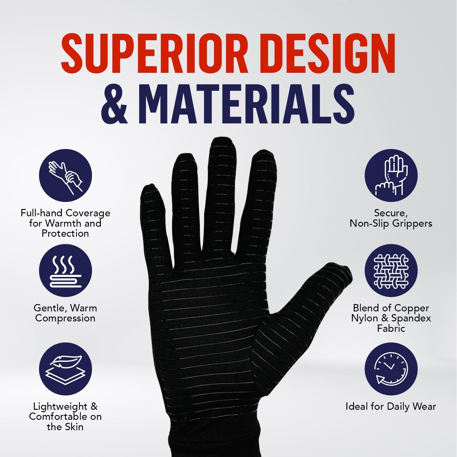 Thumbnail 3 de Doctor Developed Copper Compression Gloves