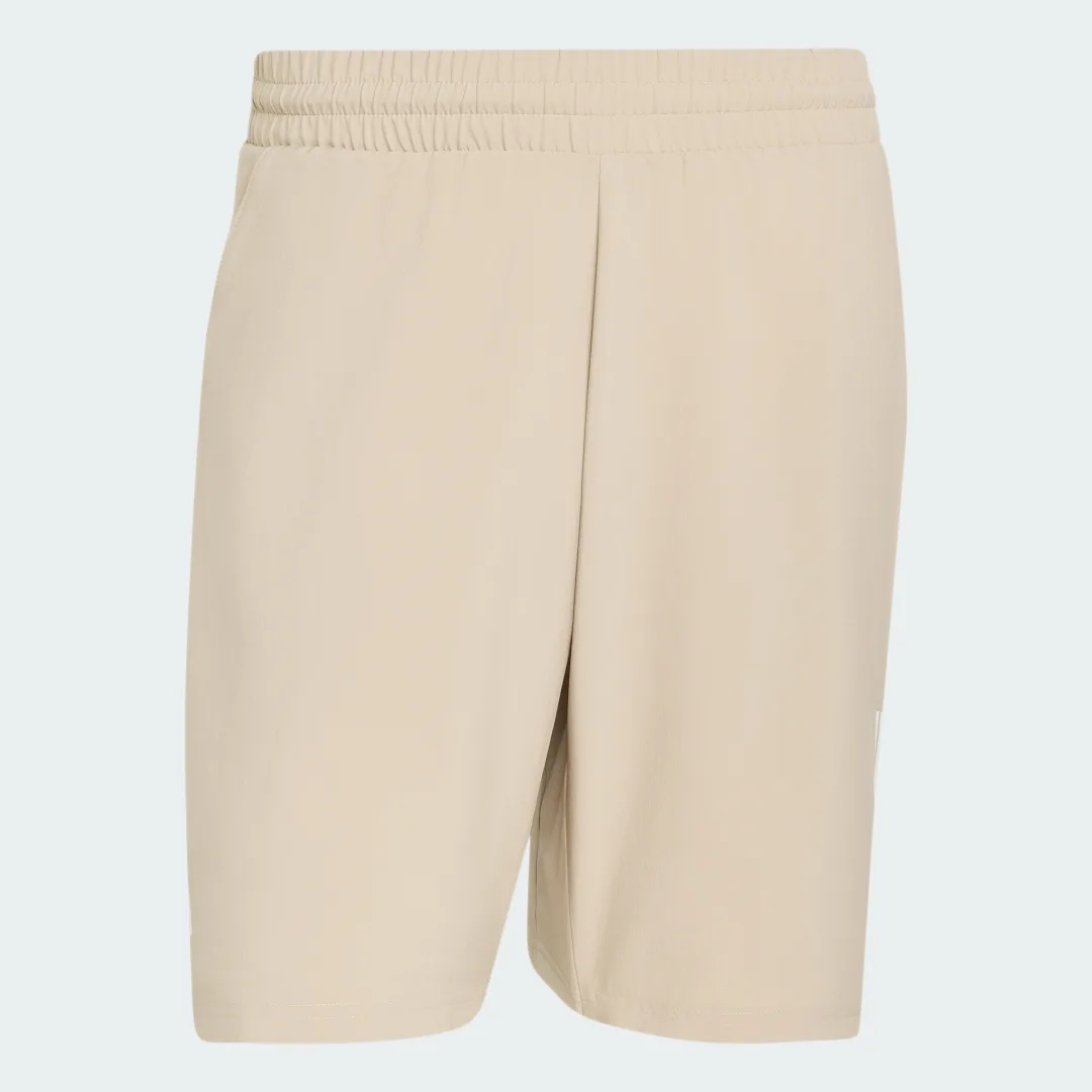 Detalle de Pantalón corto Club Tennis Climacool 3 bandas de Adidas – beige