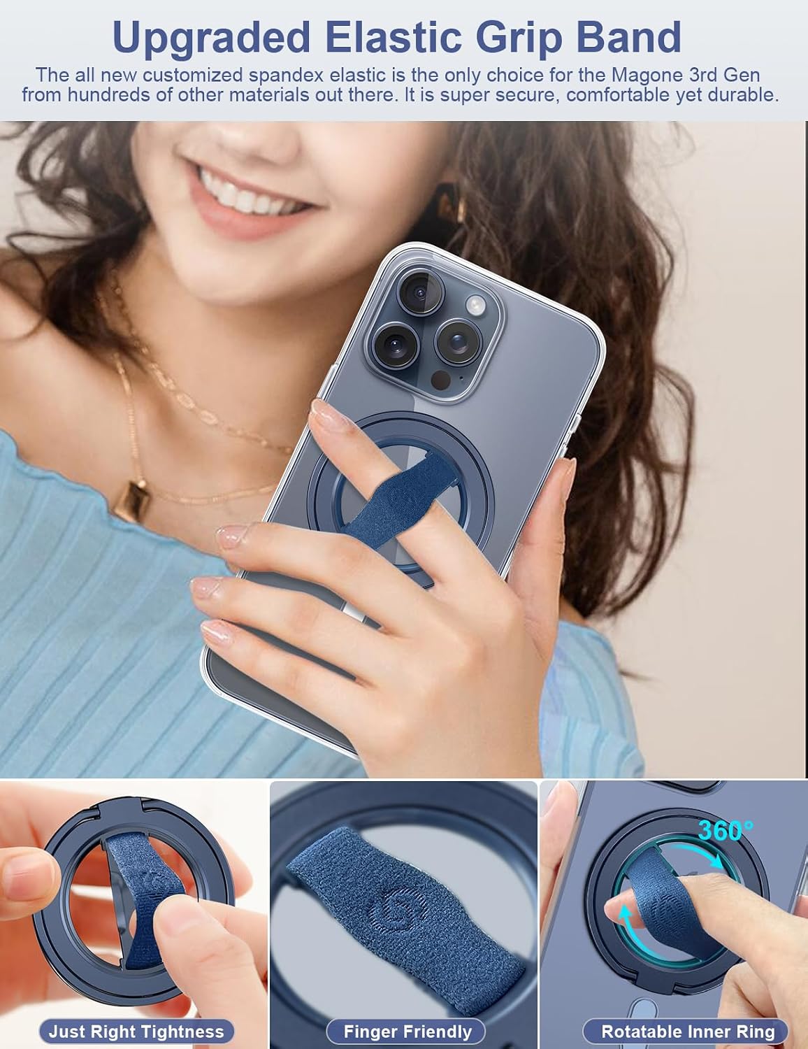 Thumbnail 2 de EWA MagOne 3rd Gen MagSafe Phone Grip Stand