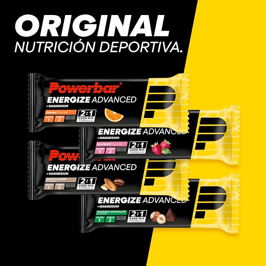 Thumbnail 2 de Powerbar Energize Advanced Chocolate Hazelnut, 15x55g ⚡