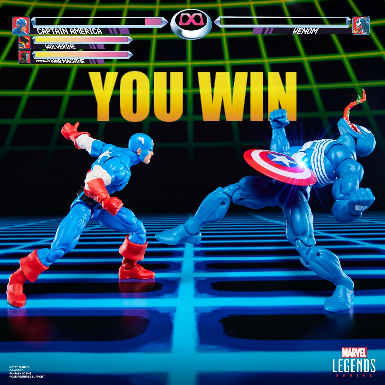 Thumbnail 6 de Marvel Press Gamerverse Captain America vs Venom 15 cm