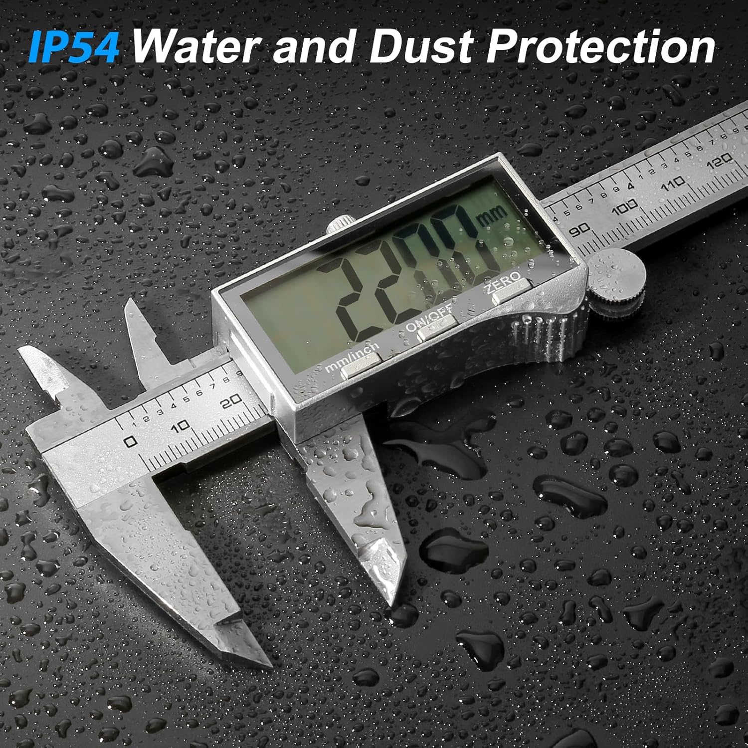 Thumbnail 2 de Ueznirn Vernier Calipers 200mm/8in Stainless Steel Digital Caliper