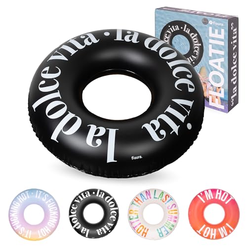 Detalle de Fisura La Dolce Vita 120 cm flotador negro 🏊
