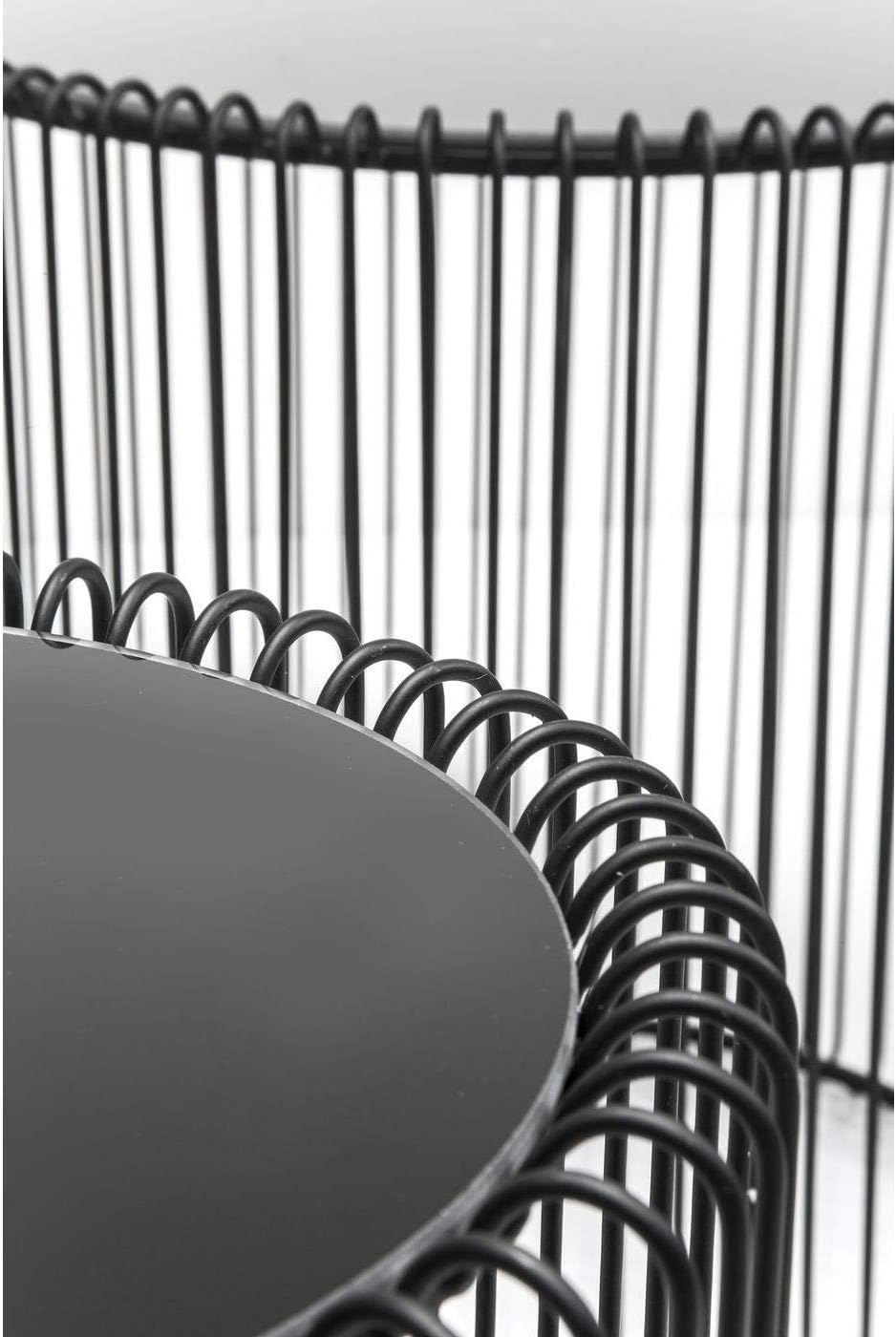 Thumbnail 3 de Kare Design Mesa Auxiliar Wire Negro - Set de 2, 46x45x45 cm