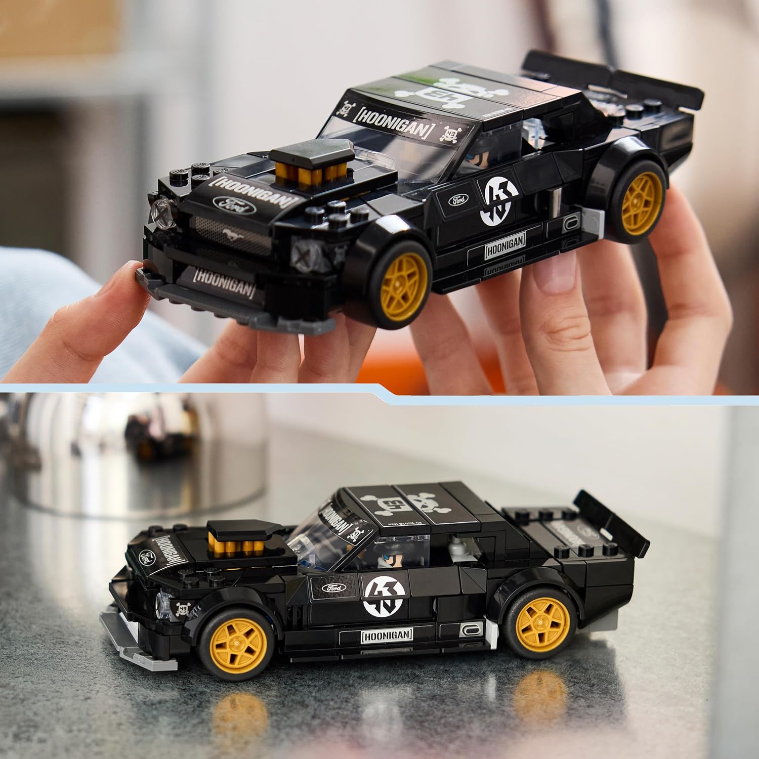 Thumbnail 4 de LEGO Speed Champions Ken Blocks 1965 Ford Mustang Hoonicorn V1 (77262) – Detailgetreues Rennmodell zum Sammeln