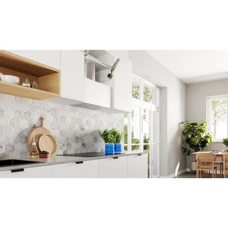 Detalle de Balay 3BF356EX: Campana extractora de 52 cm con recirculación, LEDs y filtros inox