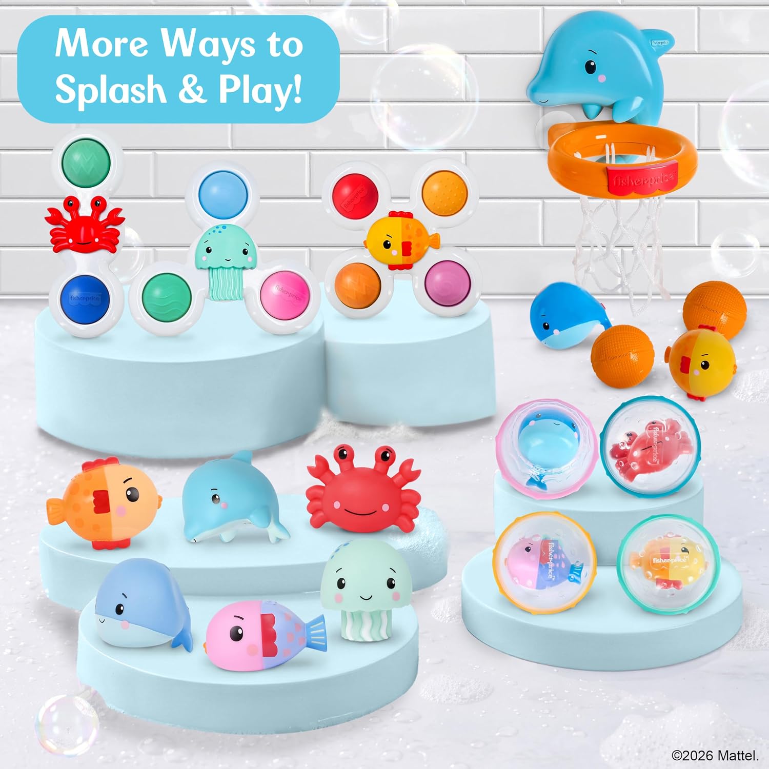 Thumbnail 5 de Fisher-Price Baby Spinner Toys, 3-Piece Set