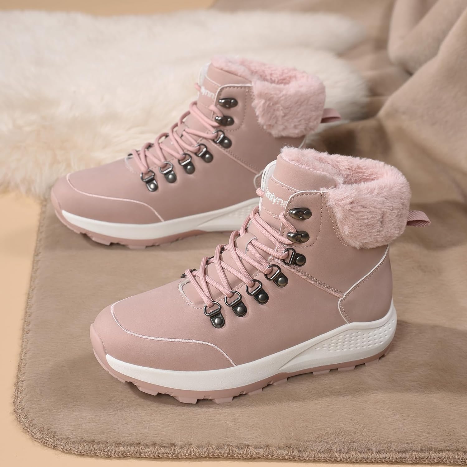 Thumbnail 2 de Cenlynn Damen Winterschuhe: Gefütterte Schnee-Wanderschuhe für Outdoor und Alltag