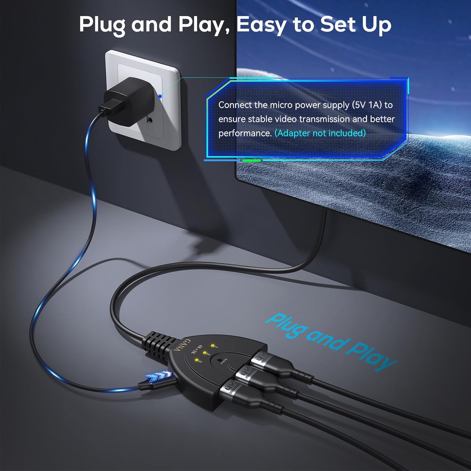 Thumbnail 4 de GANA Switch HDMI 4K