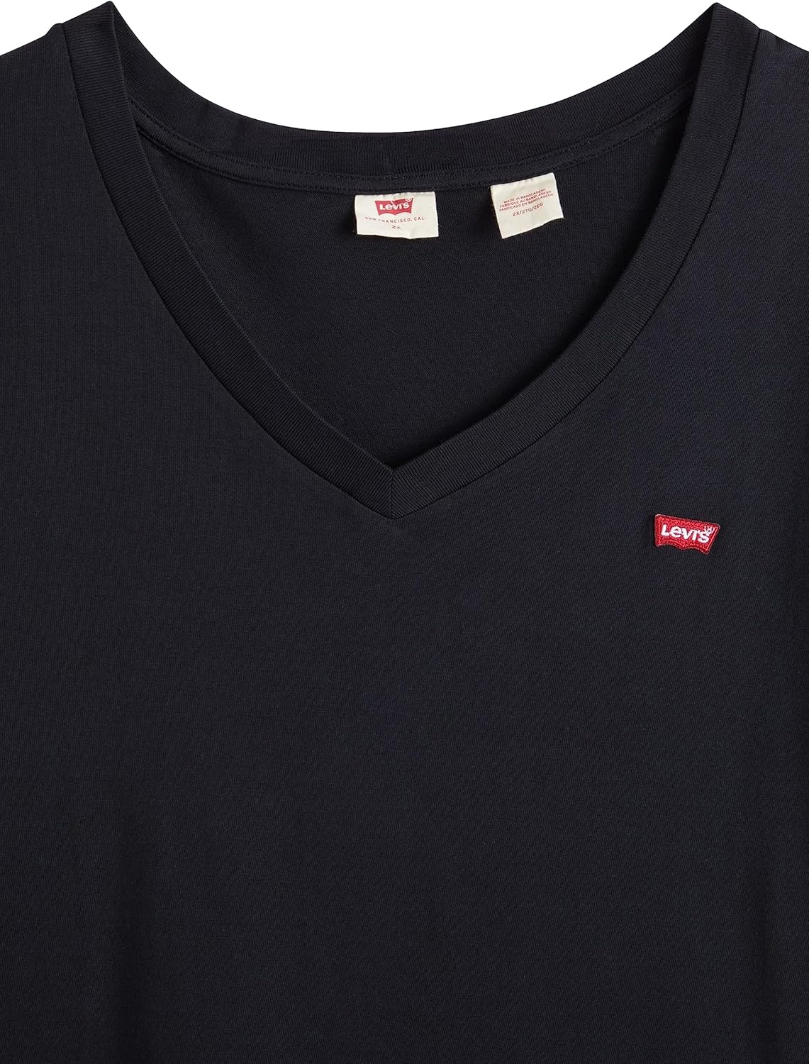 Detalle de Levi's Plus Size V-Neck Tee Donna