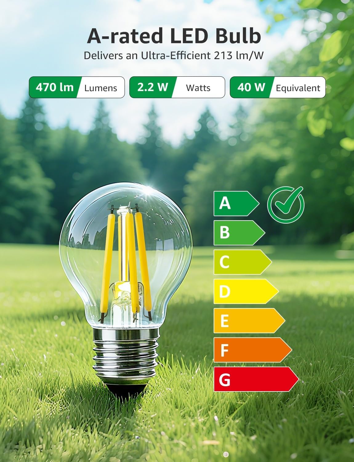 Thumbnail 1 de Lepro E27 Golf Ball Bulb LED