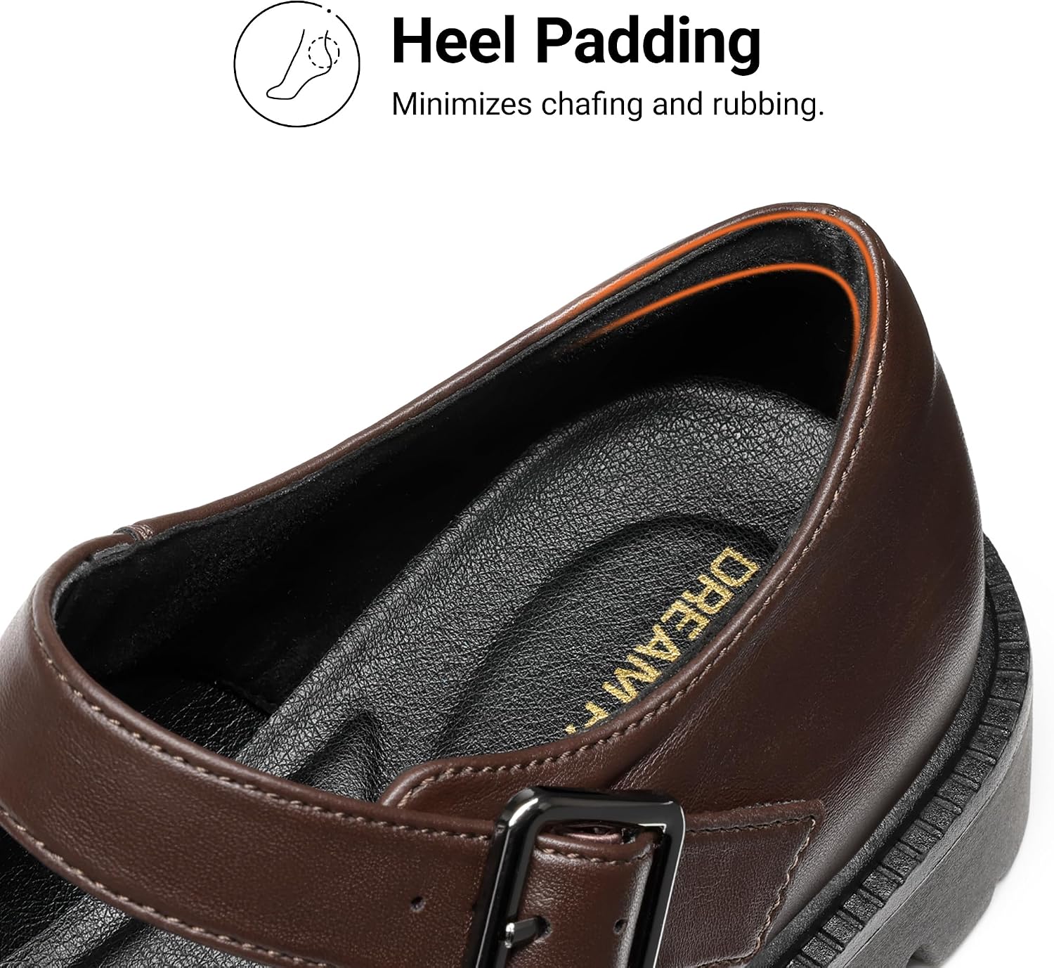 Thumbnail 6 de DREAM PAIRS Mary Jane Flats with Adjustable Buckle