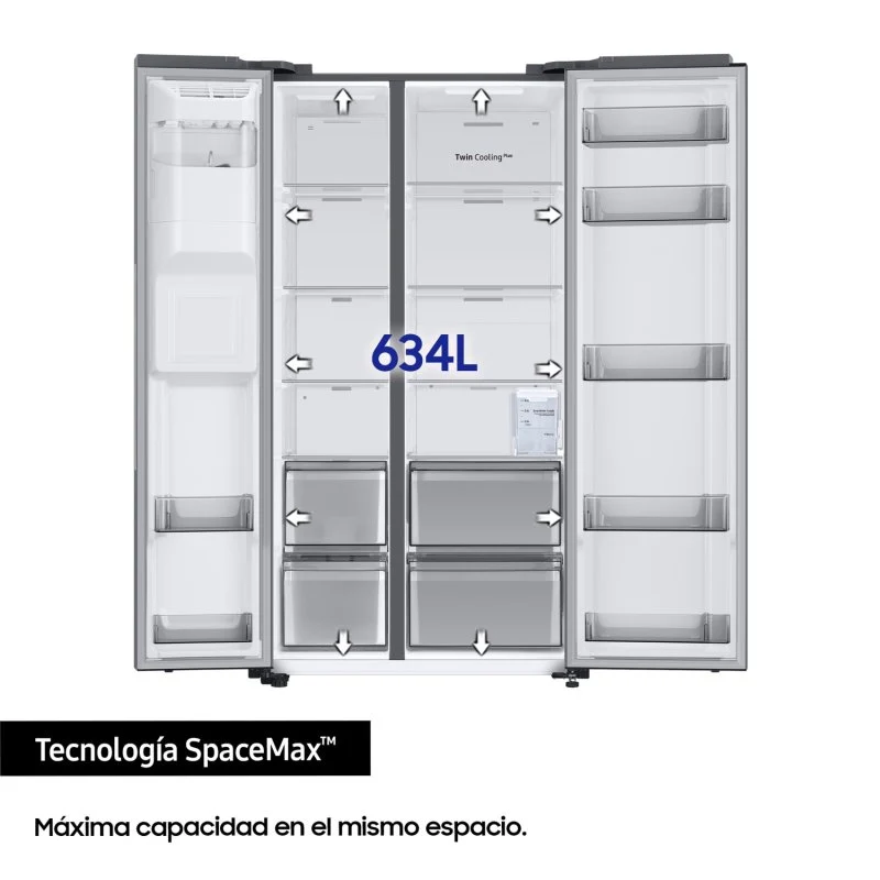 Thumbnail 2 de Samsung RS68CG852DS9EF frigorífico Side by Side D