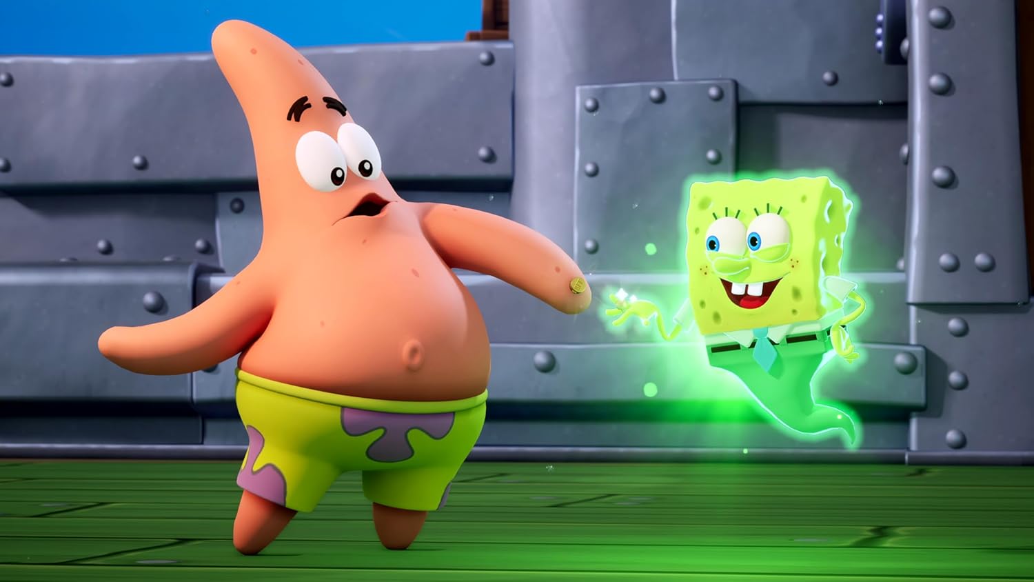 Detalle 2 de Bob l’éponge : Les Titans des Marées sur Nintendo Switch 2