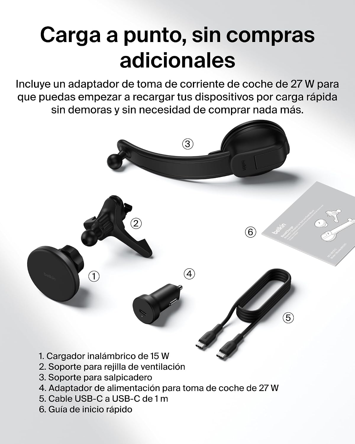 Thumbnail 6 de Belkin Cargador Coche Carga Rápida