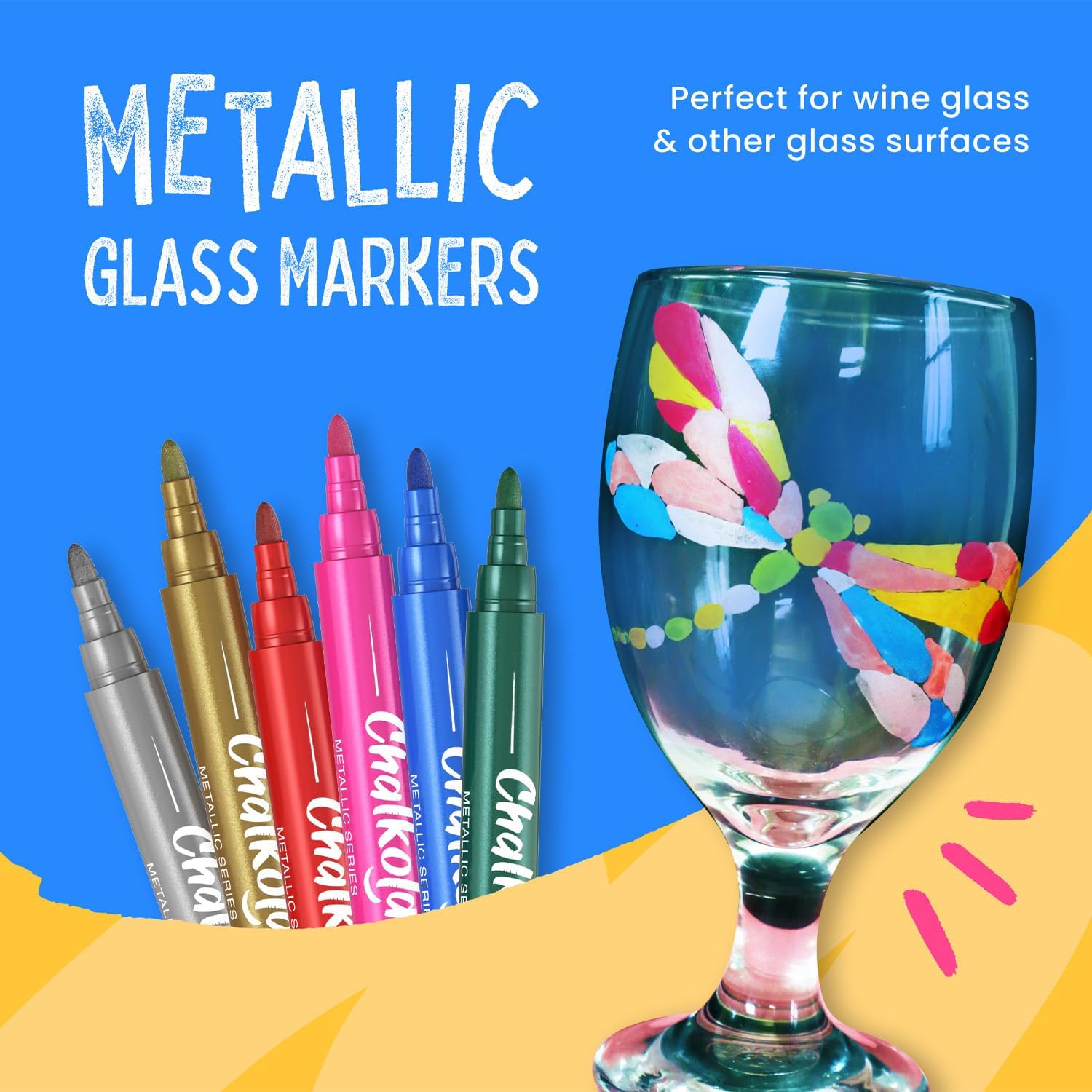 Detalle de Chalkola Chalk Markers 21 pack, 3mm tip