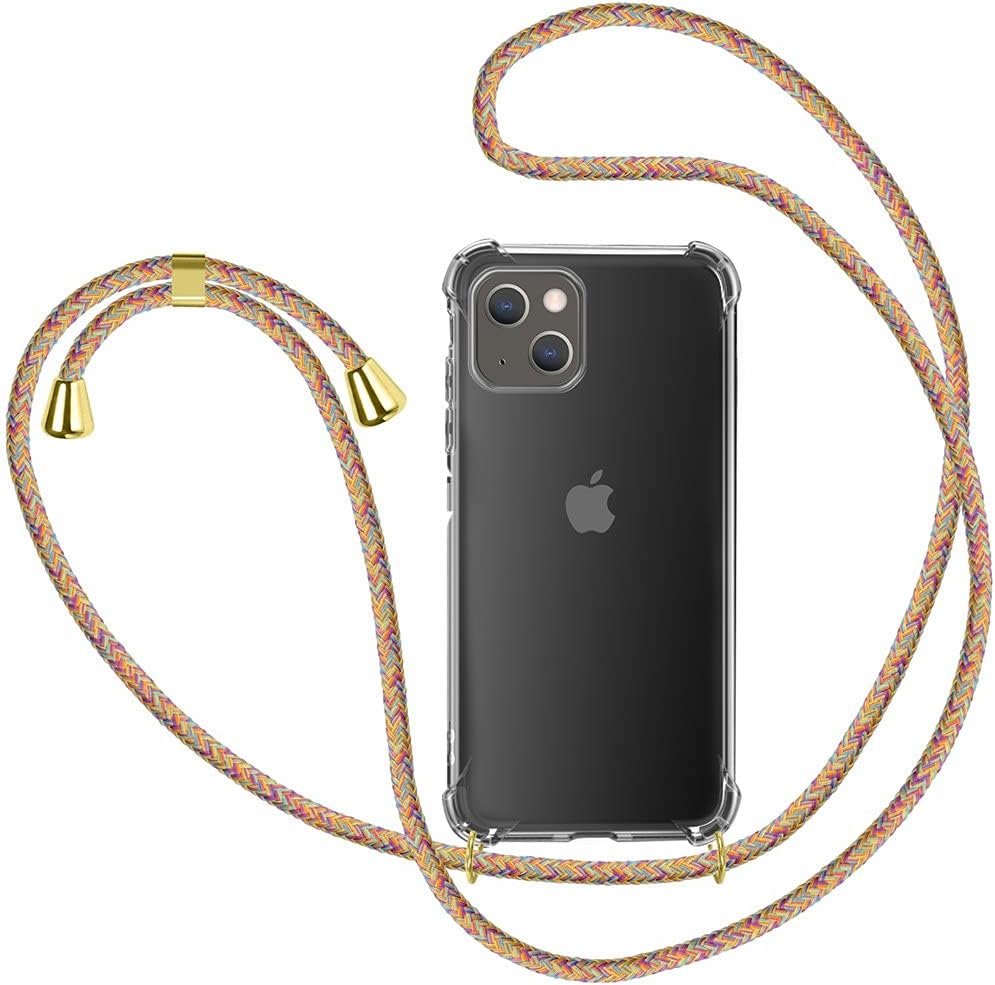 XTCASE Funda para iPhone 13 con Cuerda 1,5 m