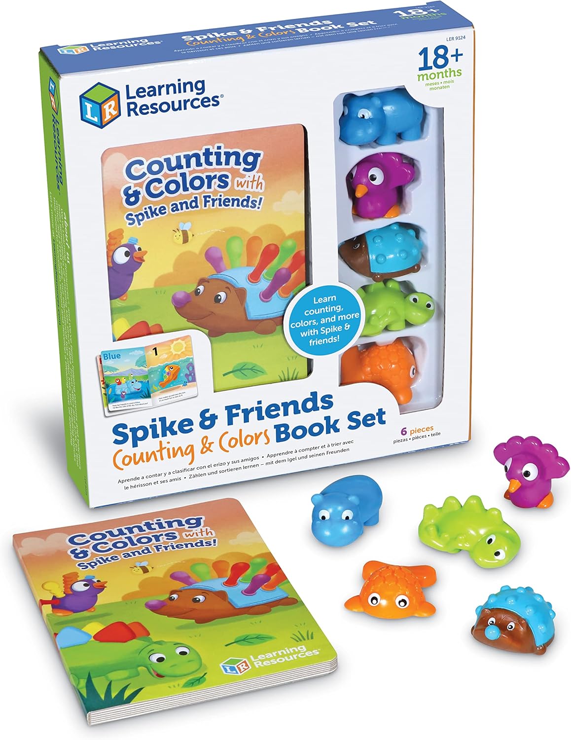 Detalle de Spike and Friends Counting & Colours Book Set by Learning Resources